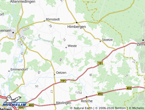 Carte MICHELIN Testorf - ViaMichelin