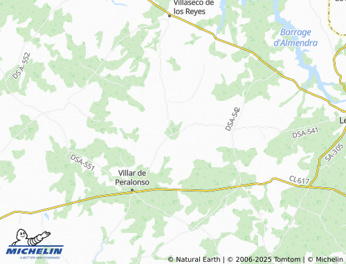 MICHELIN Tremedal de Tormes map - ViaMichelin