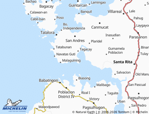 MICHELIN Cabunga-an map - ViaMichelin