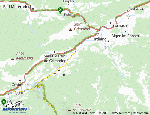 Carte MICHELIN Gritschenberg - ViaMichelin