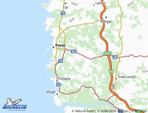 Kaart MICHELIN Mušalež - ViaMichelin