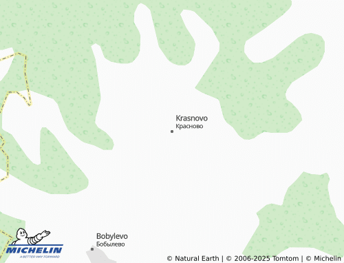 MICHELIN Krasnovo map - ViaMichelin