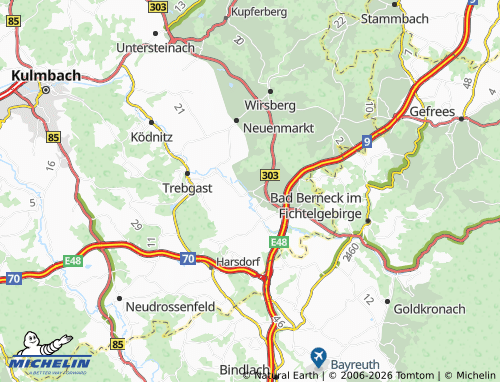 MICHELIN Himmelkron map - ViaMichelin