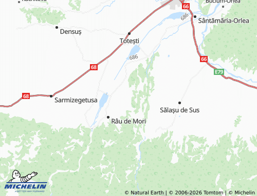 Mappa MICHELIN Valea Dâljii - ViaMichelin
