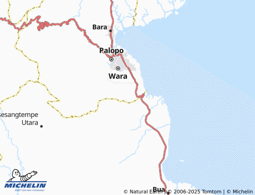 MICHELIN Purangi map - ViaMichelin