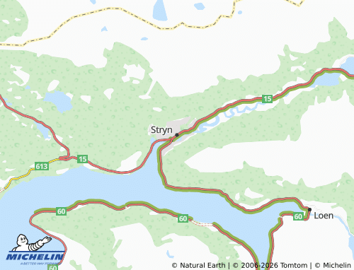 Mapa MICHELIN Stryn - ViaMichelin