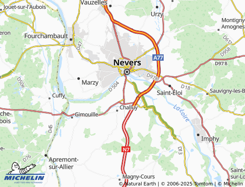 Carte MICHELIN La Riole - ViaMichelin