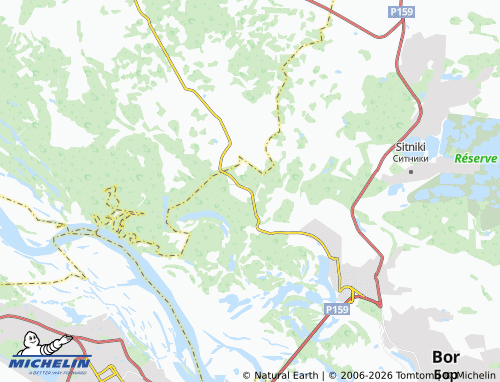 MICHELIN-Landkarte Ogolikhino - ViaMichelin