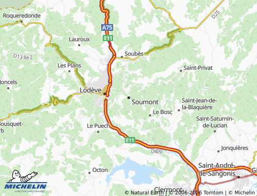 Mappa MICHELIN Soumont - ViaMichelin