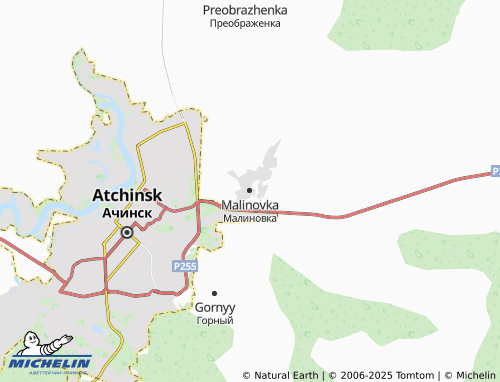 MICHELIN Malinovka map - ViaMichelin
