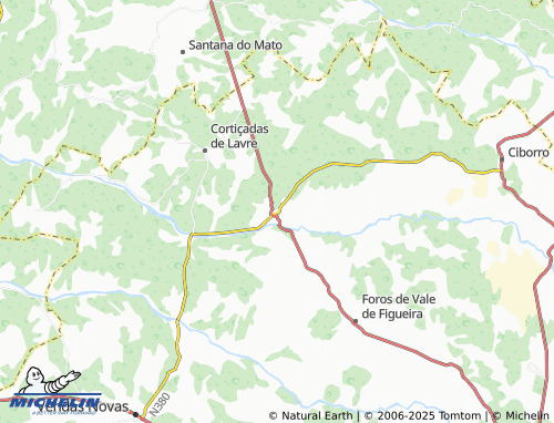MICHELIN Lavre map - ViaMichelin