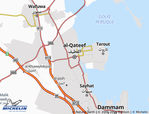 MICHELIN-Landkarte al-Qateef - ViaMichelin