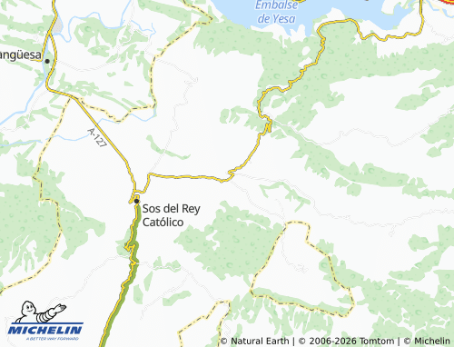 Mappa MICHELIN Navardún - ViaMichelin