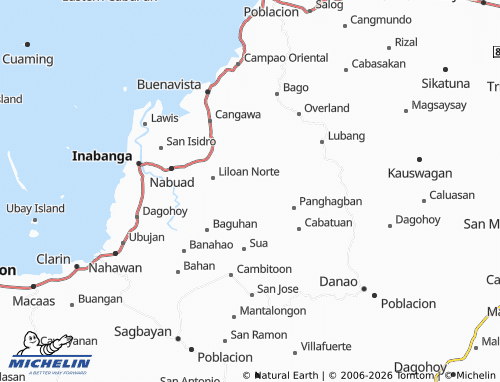 MICHELIN Anonang map - ViaMichelin
