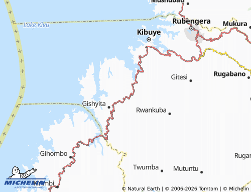 MICHELIN-Landkarte Mubuga - ViaMichelin