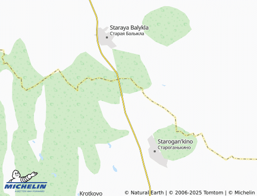 MICHELIN Malogan'kino map - ViaMichelin