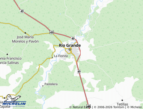 MICHELIN Adolfo López Mateos map - ViaMichelin