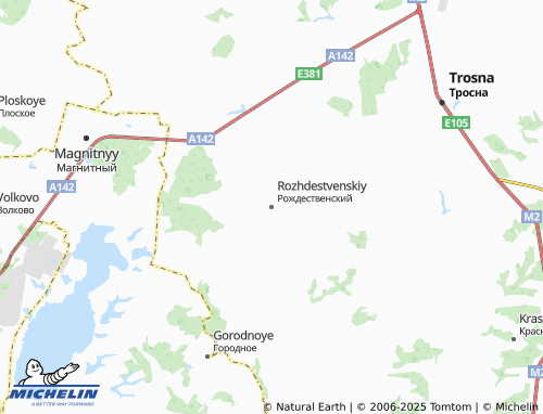 MICHELIN-Landkarte Rozhdestvenskiy - ViaMichelin