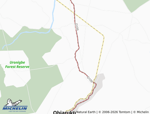 Mapa MICHELIN Uronigbe - ViaMichelin