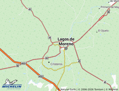 MICHELIN Triángulo Bermudas map - ViaMichelin