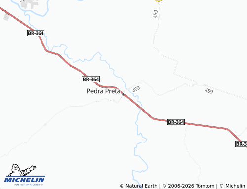 Mapa MICHELIN Pedra Preta - ViaMichelin