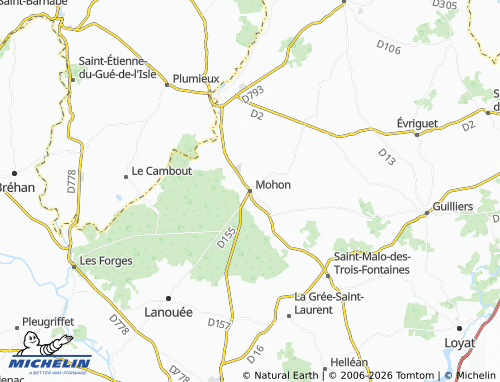 Mappa MICHELIN Mohon - ViaMichelin