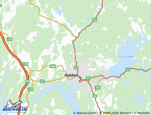MICHELIN-Landkarte Lerdalen - ViaMichelin