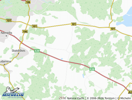Mappa MICHELIN Rukainiai - ViaMichelin