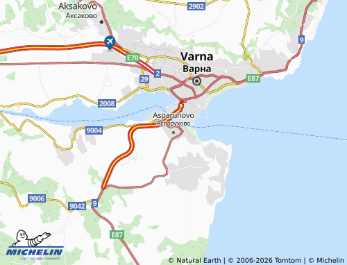 Mappa MICHELIN Asparuhovo - ViaMichelin