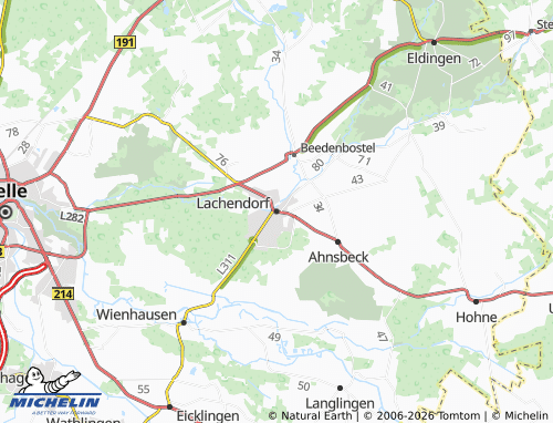 Carte MICHELIN Lachendorf - ViaMichelin