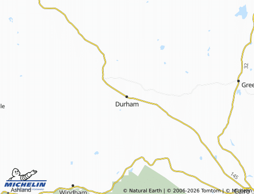 Mappa MICHELIN Durham - ViaMichelin