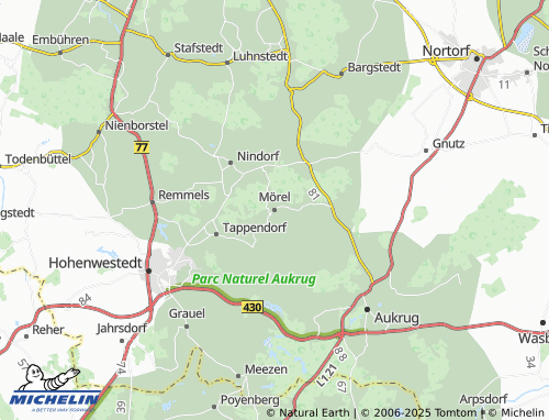 Mapa MICHELIN Mörel - ViaMichelin