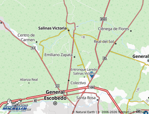 MICHELIN-Landkarte Emiliano Zapata - ViaMichelin