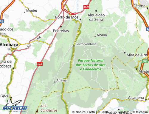 MICHELIN Casal Velho map - ViaMichelin