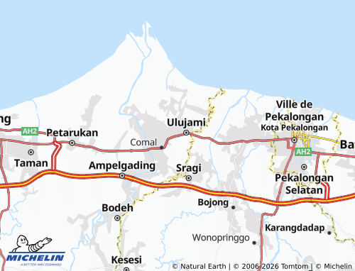MICHELIN-Landkarte Ambowetan - ViaMichelin