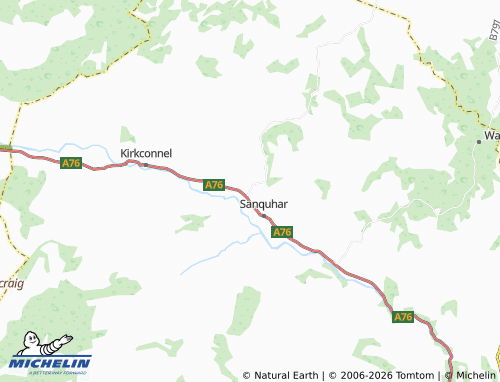 MICHELIN Crawick map - ViaMichelin