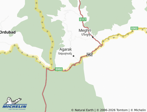 MICHELIN Agarak map - ViaMichelin