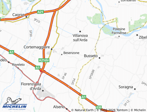 MICHELIN Casteldardo map - ViaMichelin