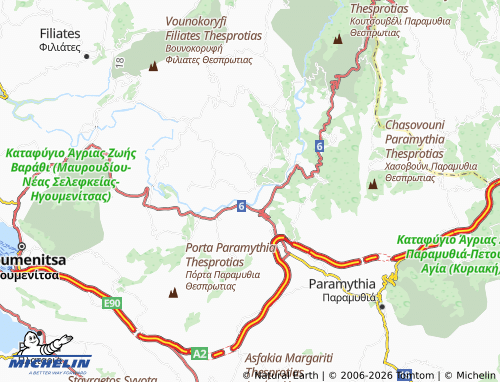 Mappa MICHELIN Kyparisso - ViaMichelin