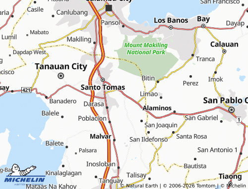 MICHELIN San Pedro map - ViaMichelin