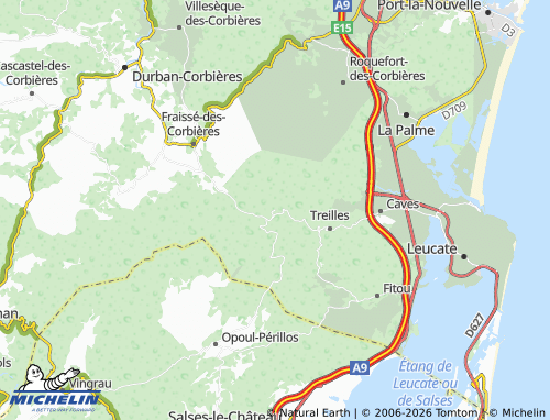 Mappa MICHELIN Feuilla - ViaMichelin
