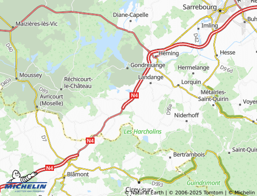 Mapa MICHELIN Saint-Georges - ViaMichelin