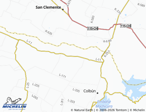 MICHELIN Santa Ana de Queri map - ViaMichelin