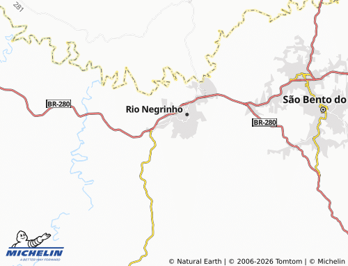 Mapa MICHELIN São Rafael - ViaMichelin
