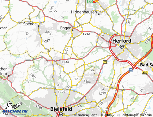 MICHELIN Rachheide map - ViaMichelin