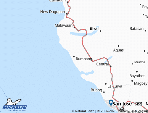 MICHELIN Rumbang map - ViaMichelin