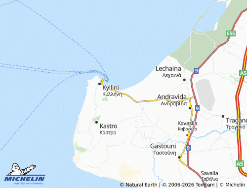 Carte MICHELIN Ikaros - ViaMichelin