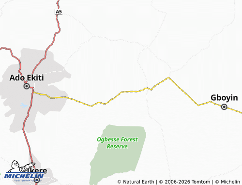 Mappa MICHELIN Ago-Orokunja - ViaMichelin