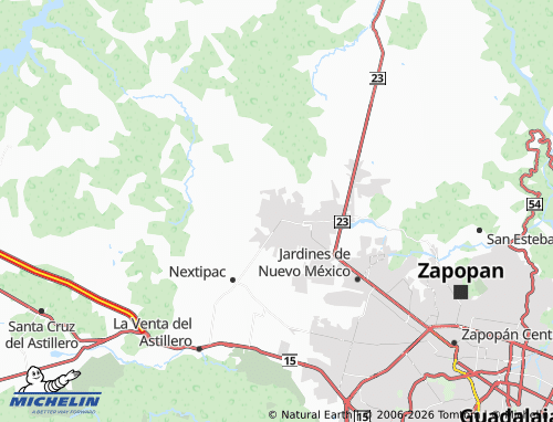 Mapa MICHELIN El Álamo - ViaMichelin