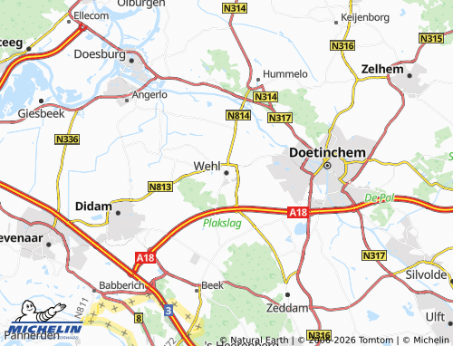 MICHELIN Wehl map - ViaMichelin
